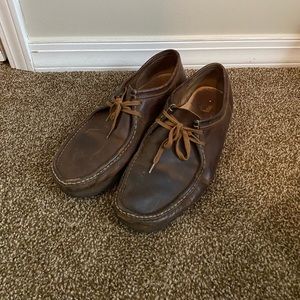 Clarks Men’s Dark Brown Leather Wallabees